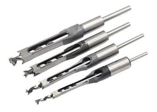 Broca De Taladrado Cuadrada De 4 Piezas Para Madera