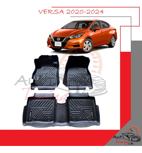 Alfombras Tipo Bandeja Nissan Versa 2020-2024