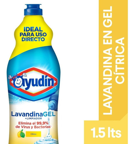 Lavandina En Gel Ayudin Pureza Citrica X 1.5 Lt