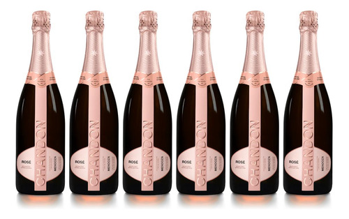 Champagne Chandon Rose 750ml Espumante Caja X6 - Fullescabio