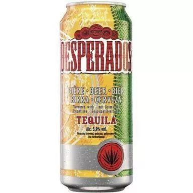 0.4 L CERVEJA PODE GOSTO TEQUILA DESPERADOS 6%