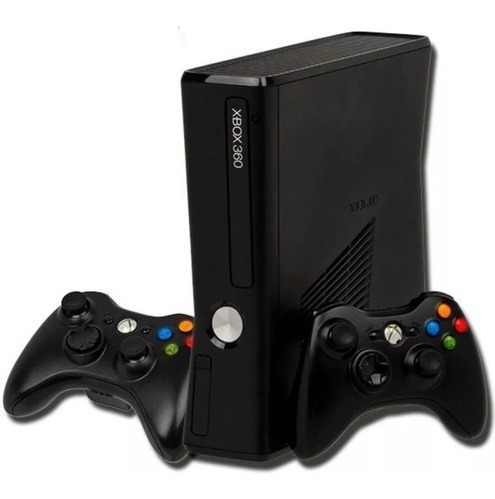 Imagen 2 de 2 de Xbox 360 Con 2 Controles + Disco Duro + Garantia
