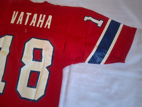 Jersey Nfl Pats Patriotas Sand Knit Vintage De Juego Mediano