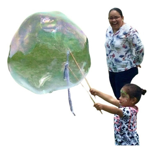 Imagen 1 de 5 de Burbujas Gigantes/jabón-juegos Niños-pompas Gigantes Mágicas