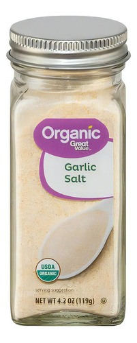 Sal De Ajo Great Value Orgánica 119 G