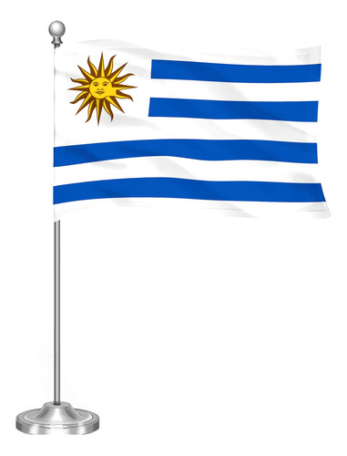 G128 Uruguay Uruguayan Deluxe - Juego De Banderas De Escrito