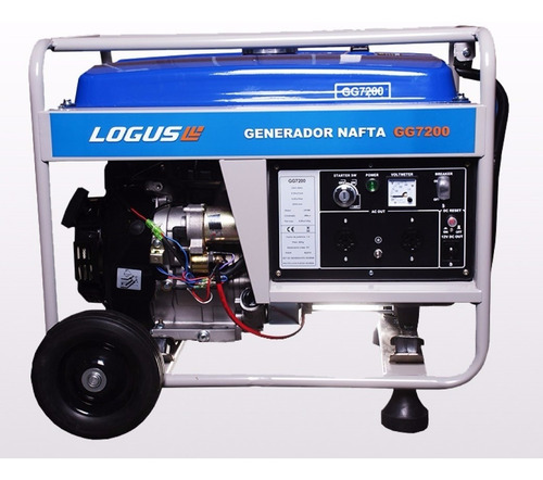 Generador Grupo Electrógeno Logus 7200 6000w Batería Aceite