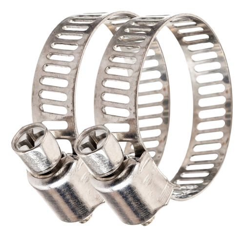 50 Abraçadeira Americana Com Parafuso 3/4 Aço Inox Ajustável