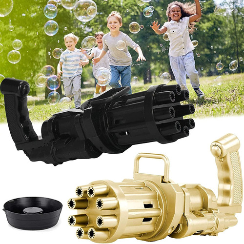 Imagen 1 de 7 de 2 Piezas De Pistola De Burbujas Eléctrica Máquina De Burbuja