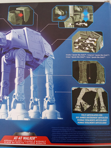 At At Walker Star Wars Micro Galaxy + 9 Echo Base Troops (Usado)