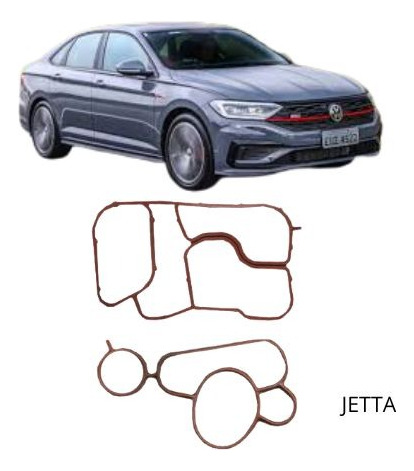 Kit Junta Resfriador Radiador Oleojetta Passat Golf A1 A3 A5