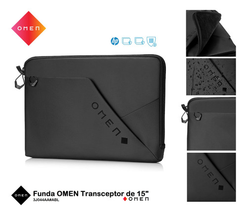 Funda O Maletin Gaming Omen Transceptor 15-inch  Contra Agua