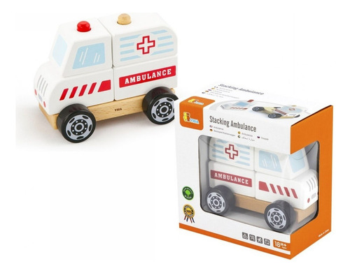 Ambulancia Con Encastre De Madera Viga