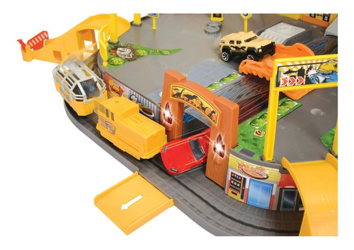 Pista Carros Adventure Force Dino City Garage Color