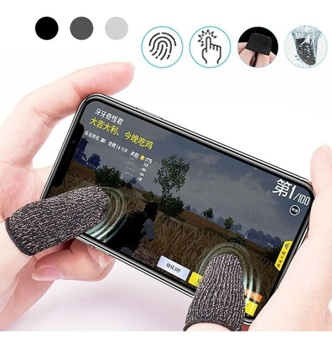 2 Pack Guantes De Dedo Gaming A Prueba De Sudor