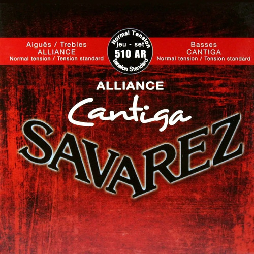 Encordoamento Violão Nylon Savarez Alliance Cantiga 510ar