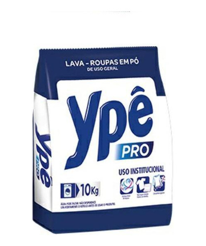 Sabão Em Pó Ypê Pro 10kg Lava Roupas Em Pó 10 Kg