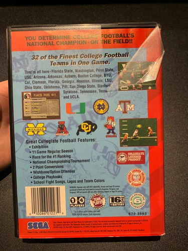 College Football's National Championship Genesis Sin Manual (Usado)