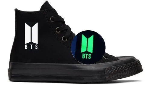 Zapatillas De Bts Con Logo Degrade Y Luminoso Kpop Army