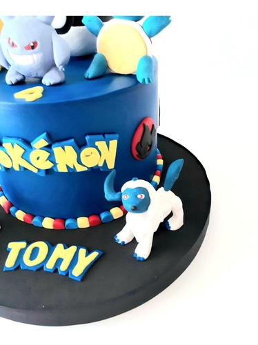 Torta Cumpleaños Artesanal Pokemon