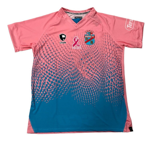 Imagen 1 de 3 de Camiseta Arsenal De Sarandi Edición Especial Octubre Rosa 