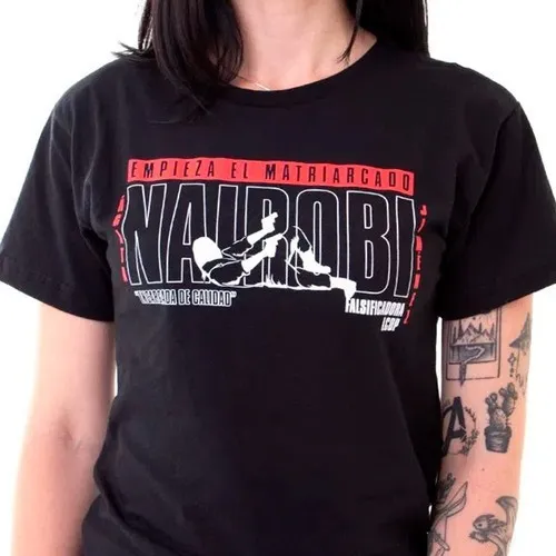 Camiseta la casa de papel nairobi sale