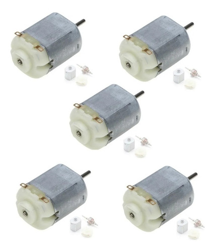 Imagen 3 de 3 de 5 Unidades De Motor Dc 3-5v Para Practicas Juguete Arduino