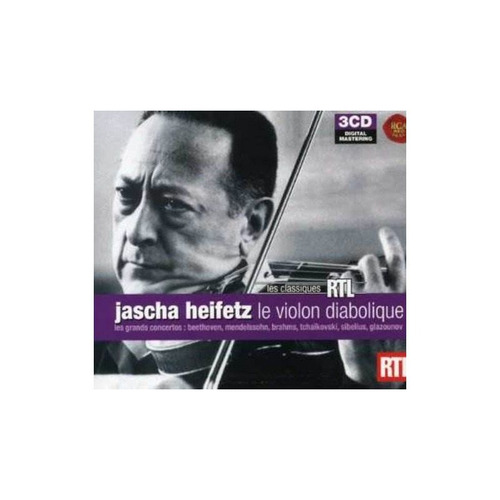 Heifetz Jascha Heifetz - Les Grands Concertos Pour Viol Cdx3