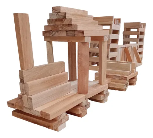 Bloques de madera para armar outlet