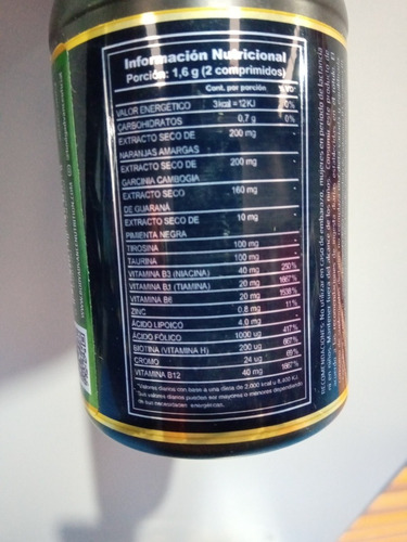 Imagen 6 de 6 de Quemador De Grasa. Lipo Five 60 Comprimidos. Body Advance