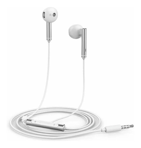 Audífonos In-ear Huawei Am116 Metálicos Blancos En Caja