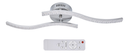 Lámpara De Techo Led De 3 Colores Con Control Remoto, Atenua