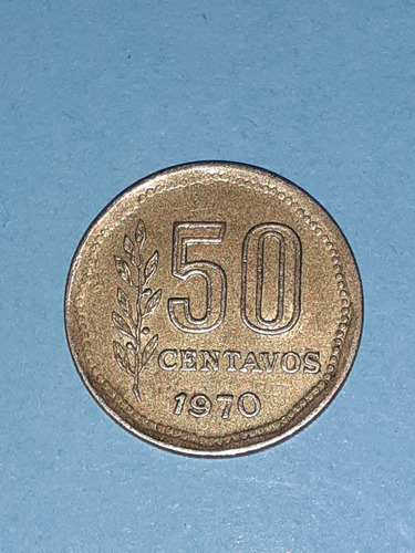 Moneda De 50 Centavos Del Año 1970