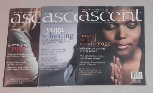 Revistas Ascent: Yoga Por An Inspired Life. Excelente Estado