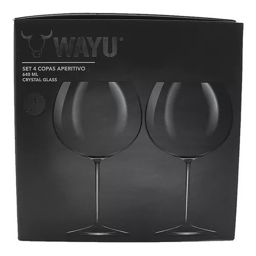 Set 4 Copas Aperitivo 640ml Wayu