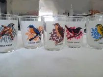 Comprar Vasos Cristal  Con Aves