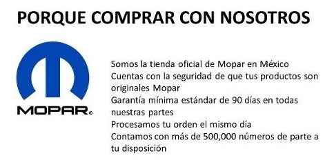 Banda Motriz Original Mopar Jeep Wrangler L6 4.0 2000-2006