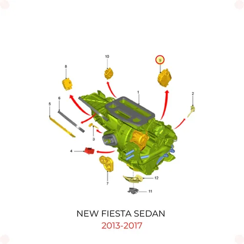 Motor Atuador Ar Condicionado New Fiesta 2010-2017 Original Motor Atuador Ar Condicionado New Fiesta 2010-2017 Original