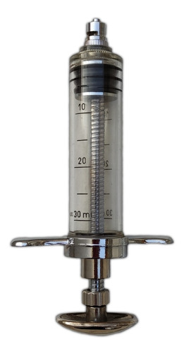 Jeringa Reusable Metálica De 30ml Con Dosificador