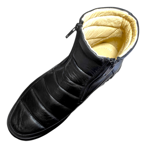 Botas Bronce 360 Hombre Cómodas Piel D Borrego Genuina Liger