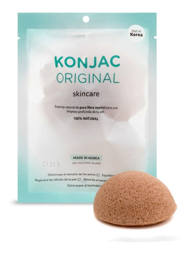 Konjac Esponjas Faciales 100% Natural Skincare