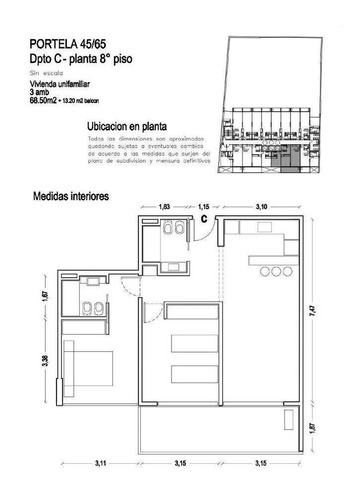 Imagen 1 de 12 de A 30 Mts Av. Rivadavia - 1,2 Y 3 Ambientes Con Balcon Terraz