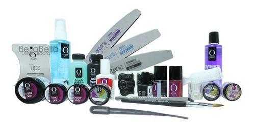 Kit  Profesional Completo Para Aplicación Uñas Organic Nails