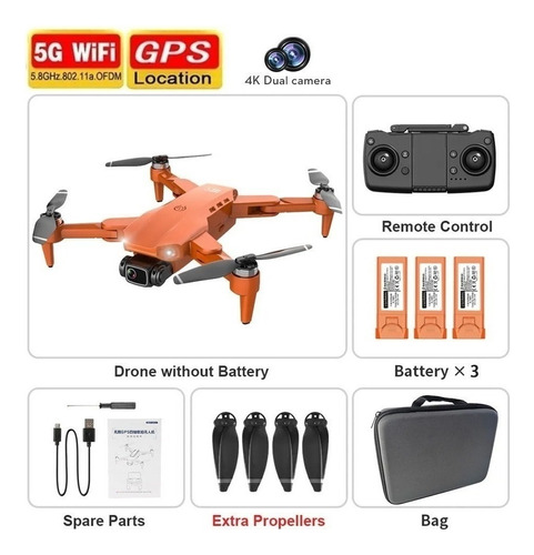 Drone L900 Pro Gps 4k Duales Professional 5g Wifi Fpv