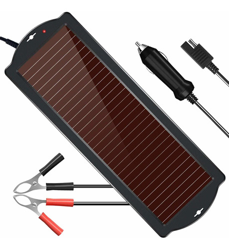 Powiser Cargador De Batería Solar De 12 V Cargador Y Mantene