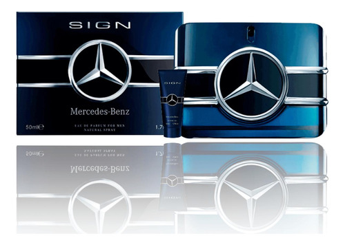 Perfume Masculino Mercedes-benz Sign 50ml +  Shower Gel