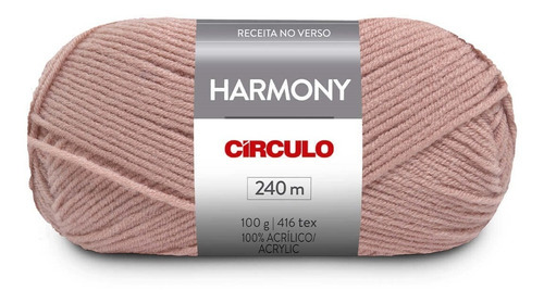 Lã Harmony 240m 100g Círculo 7650 - Amêndoa