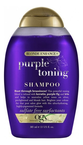 Shampoo Ogx Purple Toning Blonde Enhance+ 385ml