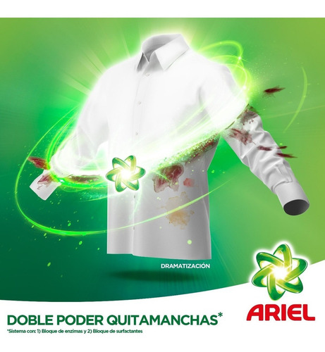 Imagen 7 de 9 de Recarga Detergente Líquido Ariel Concentrado 1.2 Litros