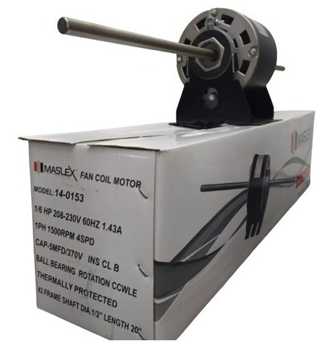 Motor Ventilador Fan Maslex 1/6 Hp 220v 1500rpm 4 Velocidad